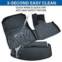 Tapis de sol TPE pour BYD Sealion 8 RHD 2026, ensemble complet 7 places, ajustement précis 1:1, imperméables, à rebord haut, tapis de voiture d'usine