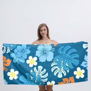 Serviette de plage compacte jetable en microfibre imprimée, séchage rapide, sans sable, pour les vacances d'été - Product Image 2