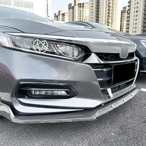 ลิ้นกันชนหน้า Amp-Z สำหรับ Honda Accord รุ่นที่ 10 ปี 2018-2021 สไตล์แต่งสีดำด้านลายคาร์บอนไฟเบอร์ - Product Image 1