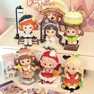 Autentico stile Heyone pelliccia di pelliccia <span class=keywords><strong>barlume</strong></span> città sotto il cielo notturno scatole cieche giocattoli d'arte graziosi ornamenti da scrivania regali ragazze scatole misteriose - Product Image 2