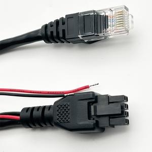 Molex3,0 мм Шаг 2*4pin к RJ45 кабель для передачи данных 0430250800 литья под давлением модель клеммы жгут - Product Image 1
