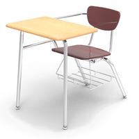Ensemble chaise et bureau robuste pour la formation, chaise et bureau pour étudiants, idéal pour l'école