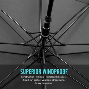 Suppliers Manufacturer Wholesale 30 Inch Large <b>Windproof</b> logo Prints Big Luxury Promotional Branded Custom Golf <b>Umbrella</b> - Product Image 6