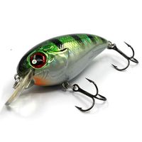 Leurre de pêche flottant pour la plongée, crankbait dur, nage réaliste, leurre artificiel, vente en gros, approvisionnement en vrac, OEM disponible, 50mm 7.5g