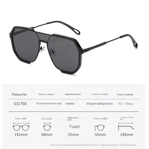 Gafas de Sol de Diseño Punk, Montura Cuadrada Grande, Estilo Oversize, para Hombre y Mujer, Protección UV400 - Product Image 4