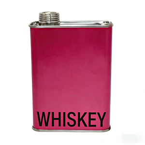 Lattina per Vino in Acciaio Inox da 500ml Personalizzabile, Personalizzazione dell'Imballaggio per Vino di Pinoli, Vodka e Tequila - Product Image 4