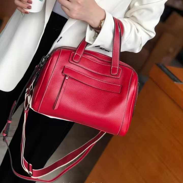 high quality fashion custom wholesale designer brand soft luxury genuine leather women's shoulder messenger bags handbags
