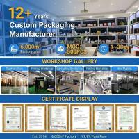 Caja de Cartón Blanca con Logotipo Personalizado, Caja de Embalaje de Papel Kraft Plegable para Productos