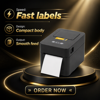 Imprimante d'étiquettes thermiques GP-3128D 3 pouces USB 203 DPI, imprimante de reçus et de codes-barres pour la vente au détail, les restaurants et l'entreposage