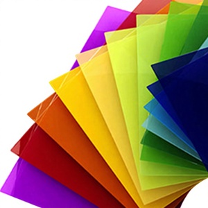 Plaque acrylique transparente, panneau en plastique solide, découpe sur mesure, couleur arc-en-ciel pour affichage et décoration PMMA - Product Image 4