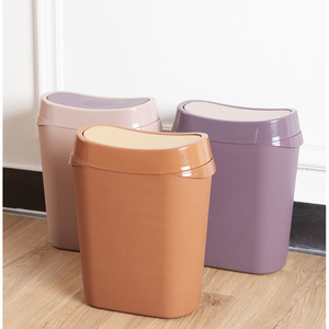 Luxury Desktop Mini Car Trash Bin Waterproof Removable <strong>Pull</strong> out Lid Commercial Kitchen Standing Plastic Trash Can <strong>Small</strong> Size - Product Image 1