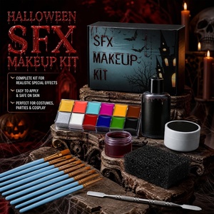 Kit de maquillage SFX pour le visage, ensemble d'effets spéciaux pour le corps, maquillage pour fête d'Halloween, cosplay - Product Image 6