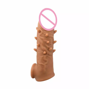 Sexspielzeug für Männer Wieder verwendbares Kondom Realistische Drachen hahn hülle Extender Extension Big Penis Sleeve - Product Image 5