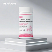 Tablet Nicotinamide OEM ODM Vitamin C, Vitamin E, Niacinamide, Suplemen Nutrisi Harian untuk Latihan Ketahanan