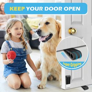 Porta resistente in acciaio con supporto Design moderno in gomma porta ferma cuneo <span class=keywords><strong>per</strong></span> camera da letto e <span class=keywords><strong>bagno</strong></span> porta inferiore - Product Image 2