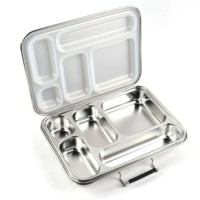 Boîte à lunch bento en acier inoxydable anti-fuite pour enfants, vente directe du fabricant, pas cher