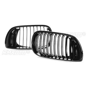2 pièces Grilles de calandre avant noires brillantes pour BMW E46 LCI 4D 325i Facelift 2002 2003 2004 2005 - Product Image 3