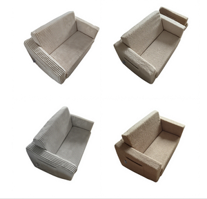 Sofá Cama Plegable con Tela Certificada <span class=keywords><strong>de</strong></span> Seguridad, Agradable al Tacto, Ideal para Bebés y Niños Pequeños - Product Image 4