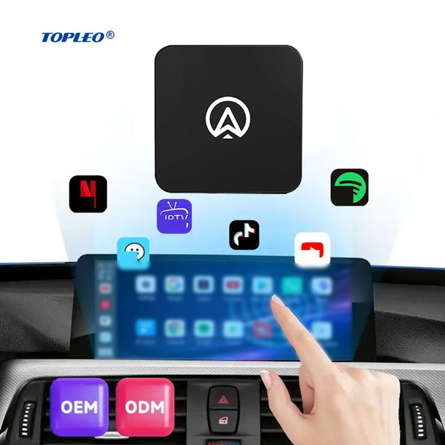 Topleo Intelligent Voice Assistant Carplay Ai Box Android 11 System Customized Magic Android Carplay Ai Box