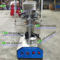 Machine Semi-automatique de fermeture de boîtes en Aluminium, Machine de capsulage de bocaux, Machine de scellage de bouteilles pour boissons, huile, Soda, bière, thon