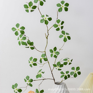 Fleur artificielle en soie Yansheng, vigne de lotus, décoration moderne pour la maison, salon, entrée, mariage, accessoires d'extérieur - Product Image 2