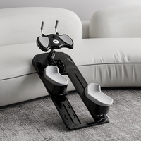 Appareil de fitness multifonctionnel pliable et réglable pour la maison, entraîneur de taille, machine de sport à roulettes, capacité 150 kg