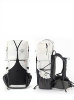 Sac à dos de randonnée et d'alpinisme en nylon, léger, hautement imperméable, grande capacité, personnalisé pour l'extérieur