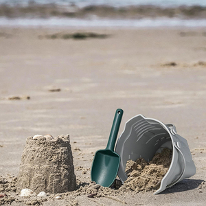 Popolare Set di Giocattoli da Spiaggia in Silicone per Bambini, 4 Pezzi con Paletta e Secchiello, Stampi per Sabbia a Forma di Animali Marini, per Età 2+, Unisex, Estivo, Personalizzabile - Product Image 2