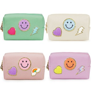 Bolsa de Cosméticos Portátil en Oferta, Bolsa de Aseo Pequeña y Elegante, Impermeable, de Piel Sintética - Product Image 5