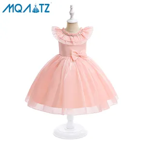 MQATZ白色新款时尚浪漫女婴连衣裙生日连衣裙派对幻想女婴天使连衣裙