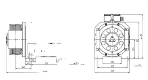 Aufzugs teile <span class=keywords><strong>Torin</strong></span> Drive Getriebe lose Traktion maschine <span class=keywords><strong>ER3</strong></span> - Product Image 3