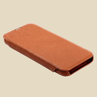 Étui de téléphone à clapet de luxe en cuir véritable de qualité supérieure avec porte-cartes, antichoc, de haute qualité pour 15 Pro Max