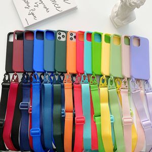 Pour <span class=keywords><strong>iPhone</strong></span> 16 <span class=keywords><strong>coque</strong></span> de téléphone en silicone lanière collier bandoulière corde réglable bandoulière <span class=keywords><strong>cordon</strong></span> pour <span class=keywords><strong>iPhone</strong></span> 13 14 Pro Max 15 12 - Product Image 6