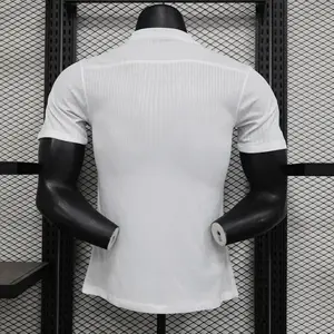 Factory Wholesale Of High-quality Breathable White 2023/2024 New Men's Sportswear Styles Regular Football Uniforms