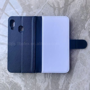 Per <span class=keywords><strong>Samsung</strong></span> <span class=keywords><strong>A20</strong></span> cassa del telefono di lusso multifunzione magnetica in pelle di sublimazione vuoto portafoglio Flip Case del telefono - Product Image 2