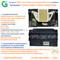 Cabezal de Impresión Original Compatible con L1800, L1390, L1400, R1390, R270, R265, R260, R360, R1800, UV, DTG, DTF, DFT, F173050 para Impresora