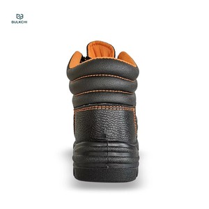 Scarpe Antinfortunistiche CE con Punta in Acciaio, in Vera Pelle, Antiscivolo, Resistenti alle Forature, Scarpe da <span class=keywords><strong>Lavoro</strong></span> Durevoli per Uomo, per Lavori Industriali Pesanti - Product Image 4
