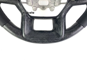 พวงมาลัยสปอร์ตสำหรับ <span class=keywords><strong>Ford</strong></span> Raptor, พวงมาลัยคาร์บอนไฟเบอร์เคลือบด้านเหมาะสำหรับ2020 2021 <span class=keywords><strong>2022</strong></span> 2023 2024รองรับการปรับแต่ง - Product Image 3