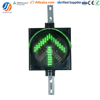 Feu de signalisation LED à flèche verte et croix rouge, prix direct usine, pour la sécurité routière et le contrôle des voies de circulation en tunnel