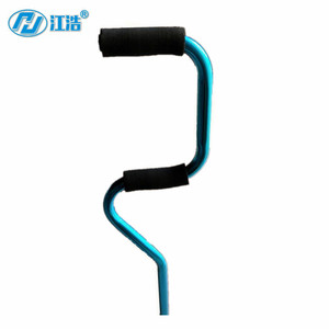Bâton de marche télescopique en alliage d'aluminium à quatre pieds Jiang Hao, hauteur réglable pour personnes âgées, 84-95 cm - Product Image 2