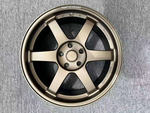 ล้อแม็กซ์โมโนบล็อกฟอร์จโครเมียม <span class=keywords><strong>TE37</strong></span> ขนาด 17x8J 18x8.5J 18x9.5J ET42 5x112 5x100 5x114.3 สำหรับรถยนต์สไตล์ JDM - Product Image 4