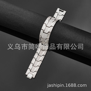 Copper Alloy Geometric Magnetic Bracelet For Men Gift Jewelry Yiwu Made Cssl - Product Image 2