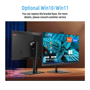 Hoàn chỉnh máy tính để bàn PC Intel Core I7 16GB DDR3 RAM 23.8 "FHD LCD hiển thị chất lượng cao tất cả-trong-một kinh doanh sử dụng SSD + HDD - Product Image 3