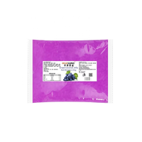 HENGZHI 2,5 kg Gelée de coco Nata de Coco saveur raisin pour Bubble Tea, Smoothies, Garniture de yaourt, Emballage en sachet, Saveurs personnalisées
