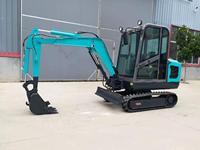 En stock, mini pelle sur chenilles fabriquée en Chine 3 tonnes 4 tonnes avec certificat CE/EPA/Euro V