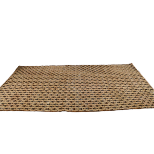 Moderno clásico ecológico Beige marrón lana alfombra geométrica adolescentes 4,6X8,9 pies Patchwork rectángulo medio pila látex comedor - Product Image 1