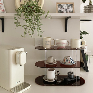 <span class=keywords><strong>Estante</strong></span> Acrílico de Alta Gama <span class=keywords><strong>para</strong></span> Sala de Estar u Oficina, Expositor <span class=keywords><strong>para</strong></span> Tazas de Café, <span class=keywords><strong>Vasos</strong></span> de Agua <span class=keywords><strong>y</strong></span> Perfumes en el Escritorio - Product Image 3