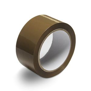 Transparentes BOPP Hochleistungs-Klebeband 48mm Acryl-Zellophan Braun Bedruckt für Verpackung Kartonverschluss Günstiger Versand Rolle - Product Image 5