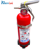 Extincteur chimique sec ABC américain de 2,5/5/10/20 lb avec valve et manomètre