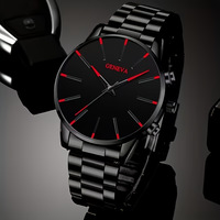 Montre de mode pour homme, ensemble de 4 pièces, montre en alliage pour homme avec collier à pendentif balle, ensemble d'accessoires de bijoux minimalistes